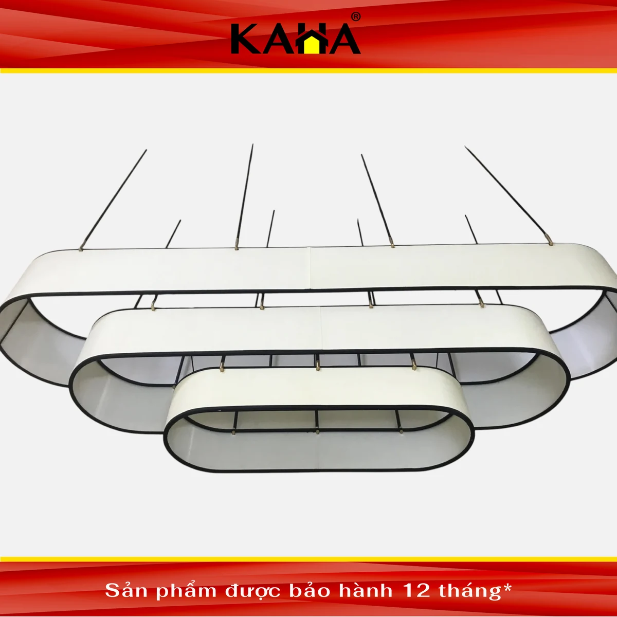 Mẫu đèn vải KAHA phù hợp không gian quán nướng phong cách Hàn